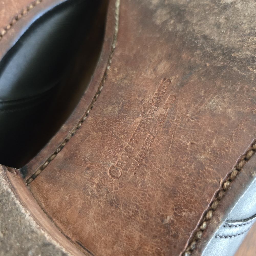 CROCKETT & JONES "Malvern" Black Monk Strap Shoes UK 6.5 US 7.5 E - Picture 11 of 11